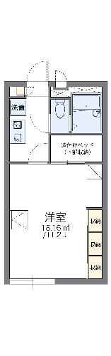 レオパレスロベリアの間取り