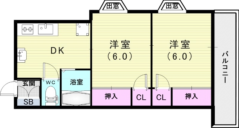 ウィングヒル3の間取り