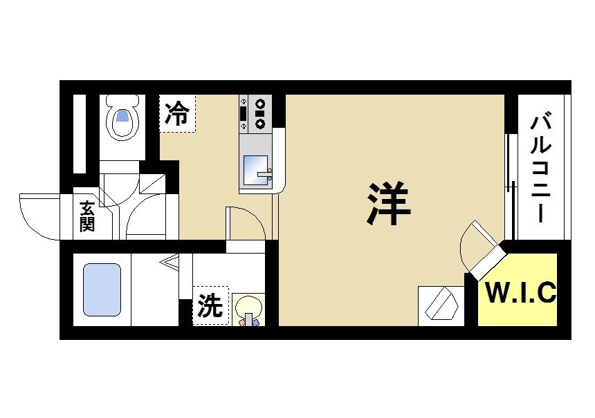 大和郡山市南井町のアパートの間取り