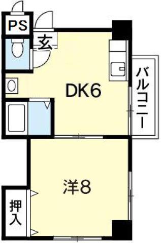 グリーンハイツ城南の間取り