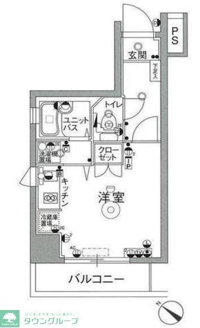 スカイコート東大前壱番館の間取り