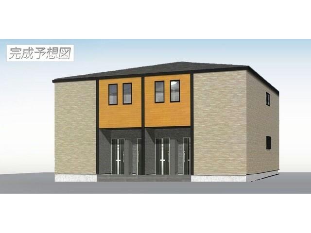 各務原市那加新田町のアパートの建物外観