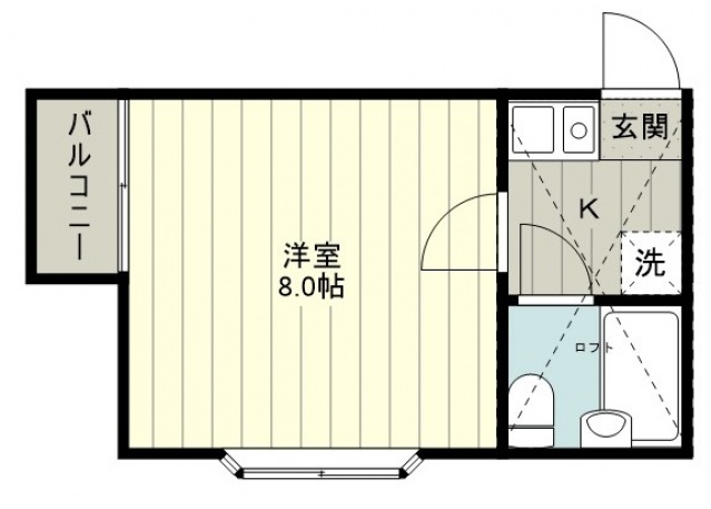 セゾンエメラルドの間取り