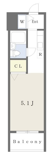 船橋市藤原のマンションの間取り