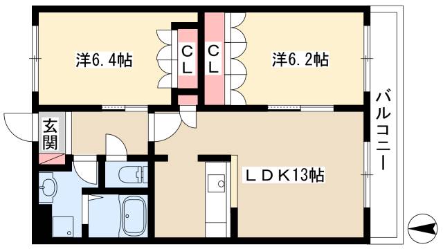 ル’セレスタの間取り