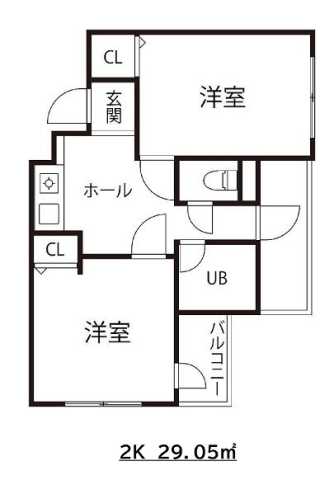 杉並区上荻のマンションの間取り