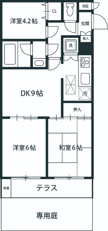 ワコーレ初台ガーデンの間取り