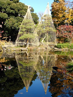 【新宿区高田馬場のアパートの公園】