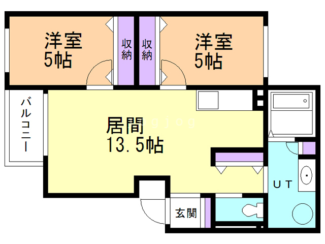 【札幌市北区麻生町のマンションの間取り】