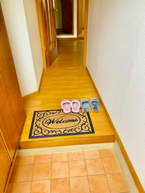 玄関　余裕のエントラスト