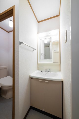 洗面設備　嬉しい独立洗面台