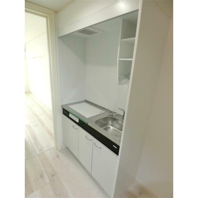 キッチン　２口ＩＨコンロ。料理好きな方にも嬉しいですね！