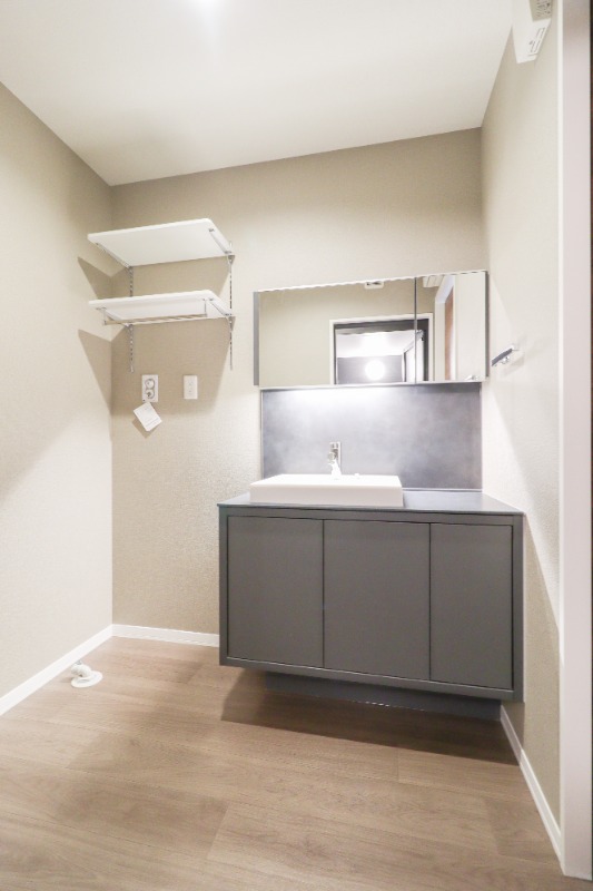 洗面設備　図面と現状に相違がある場合には現状を優先