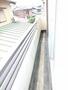 バルコニー　東向きで朝日が差し込みます