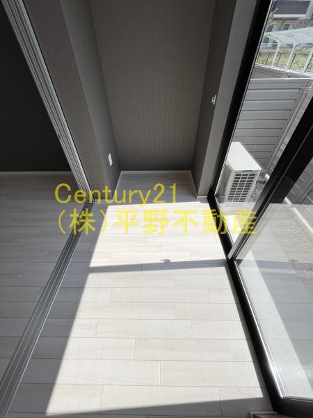 バルコニー　同建設会社施工の別物件です。