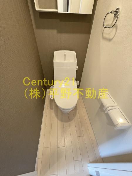 トイレ　同建設会社施工の別物件です。