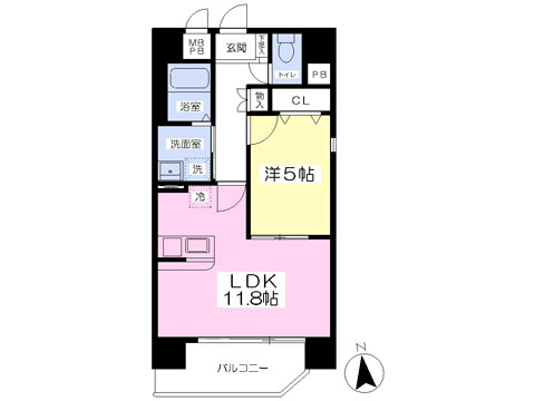 オーネスト九品寺_間取り_0