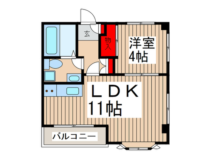 グリーンパレスMKの間取り写真