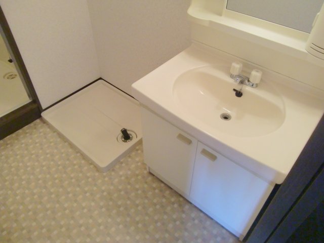 洗面設備　広い洗面スペース