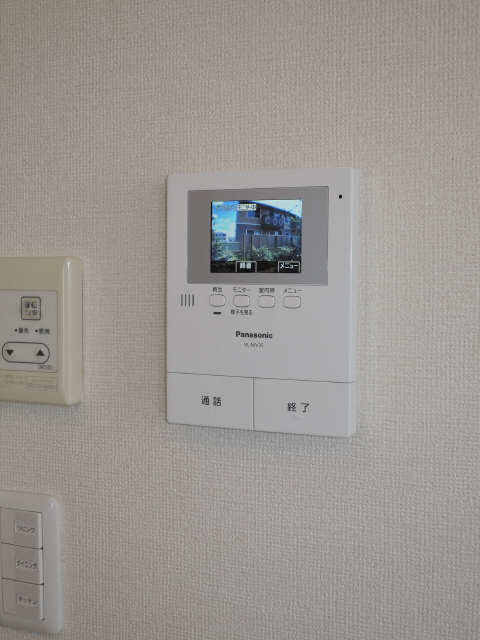 セキュリティ　来客者が確認できます