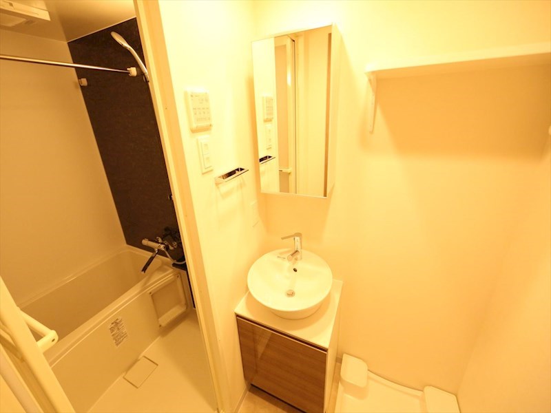 洗面設備　脱衣所　独立洗面台　室内洗濯機置き場