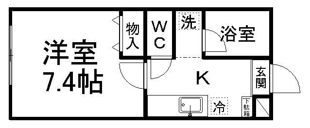 全健ハイム八木山Iの間取り写真