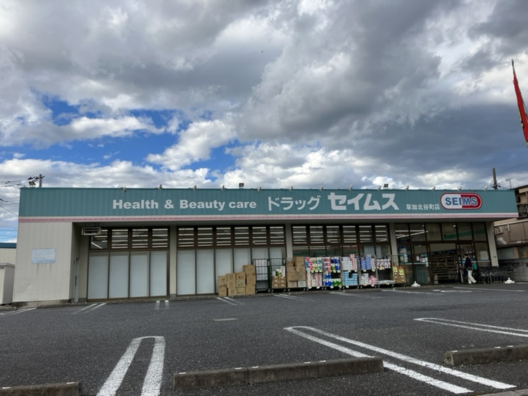 ドラックストア　ドラッグセイムス草加北谷町店（ドラッグストア）まで991m
