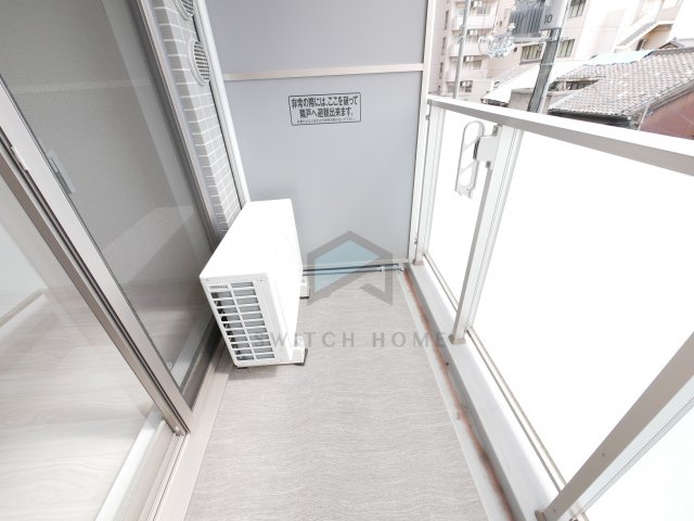 バルコニー　落ち着いた時間を過ごせるバルコニーです