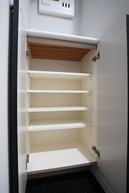 収納　たっぷりとした収納スペースです