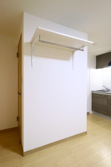 収納　たっぷりとした収納スペースです