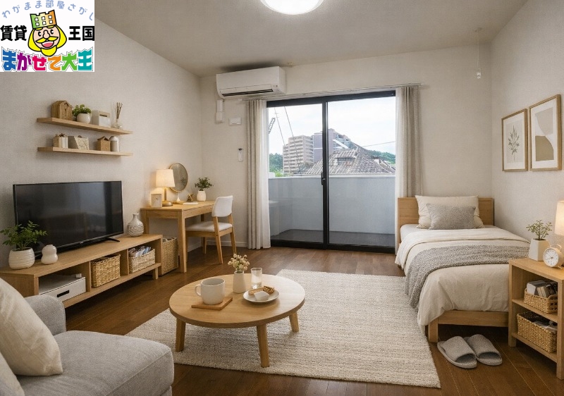 居室・リビング　家具・インテリアはＣＧです