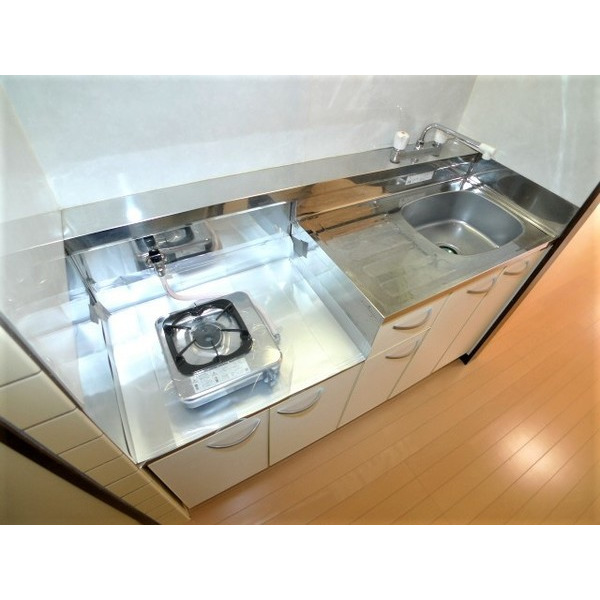 キッチン　２口コンロも置けます