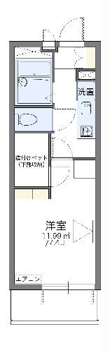 レオパレスNビレッジ南明大寺の間取り写真