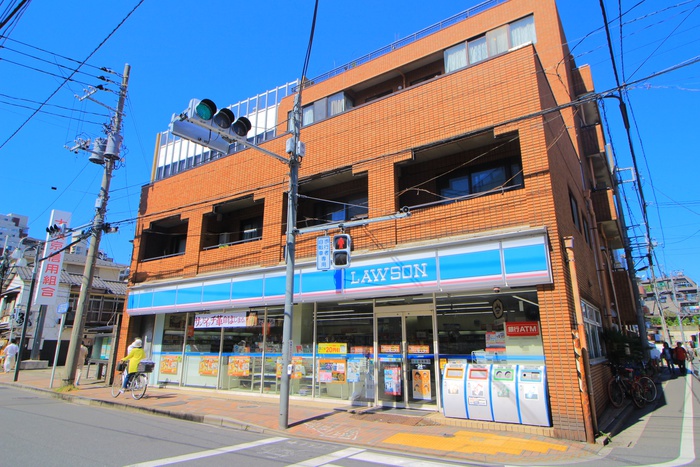コンビニ　ローソン　前野町店（コンビニ）まで78m