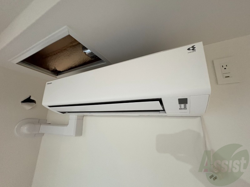 その他設備　エアコンが設置してありますので、寒暖対策もばっちり。