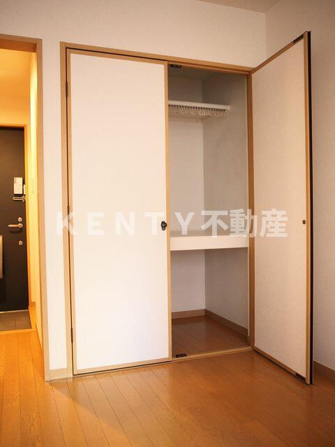 収納　たっぷりとした収納スペースです