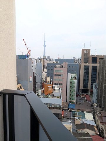 眺望　13Fバルコニーからの眺望 上層階からはスカイツリー見えます