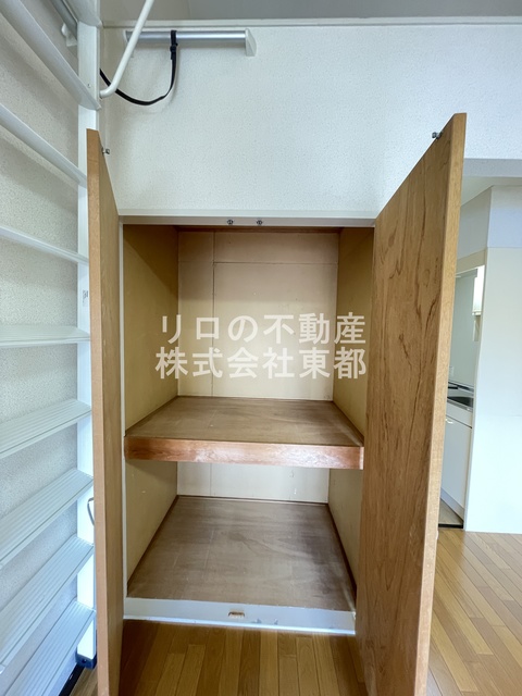 収納　奥行のある収納付です！増えがちな荷物をもスッキリ収納できます