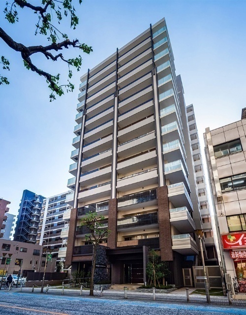 建物外観　外観タイル張りです