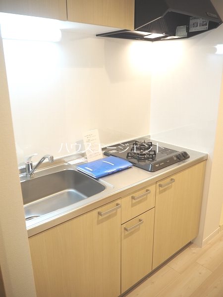 キッチン　２口ガスシステムキッチンになります。