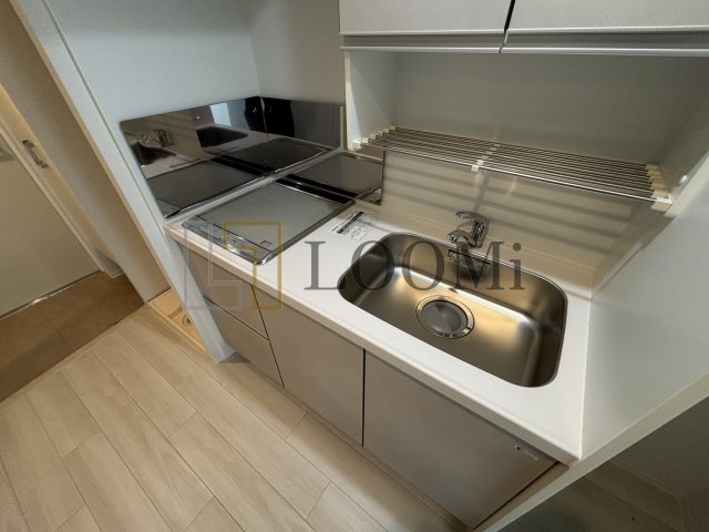 キッチン　コンフォリア・リヴ大阪本町　2口IHシステムキッチン