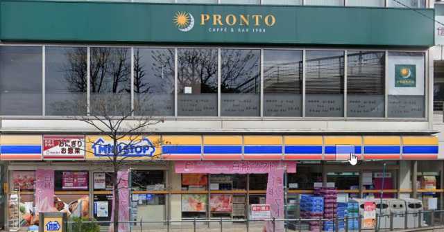 コンビニ　ミニストップ　信濃町駅南口店（コンビニ）まで180m