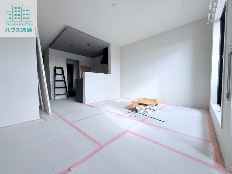 居室・リビング　※建築中の写真になります※