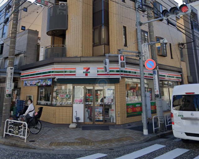 コンビニ　セブンイレブン森下店（コンビニ）まで77m