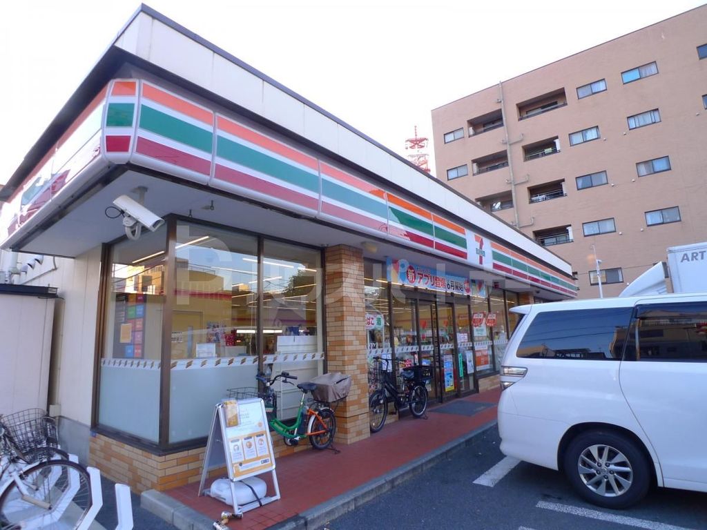 コンビニ　セブンイレブン台東石浜店（コンビニ）まで150m