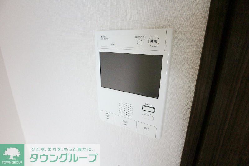 セキュリティ　モニター付きインターホン