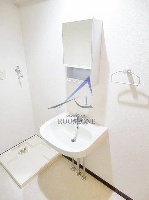 洗面設備　洗面台です。