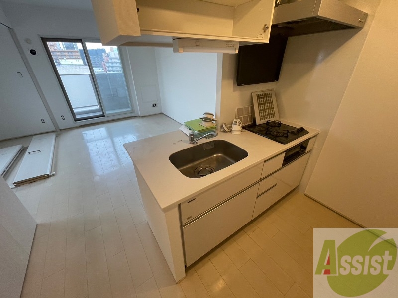 キッチン　２口システムキッチンなので、すぐお料理に使えます！