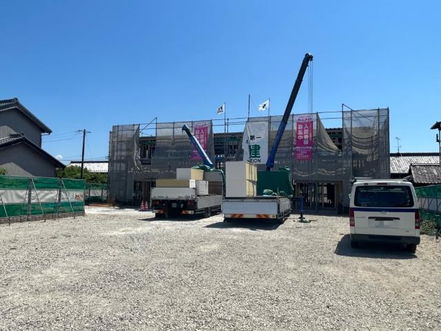 建物外観　建築現場