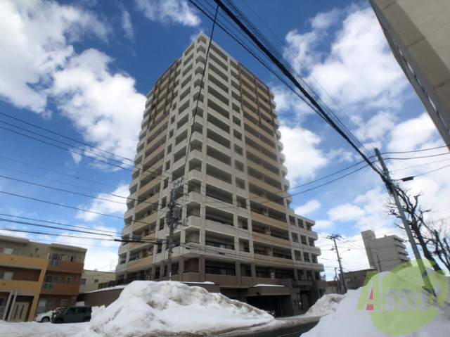 建物外観　札幌市北区北２０条西「プレステージ北２０条創韻」